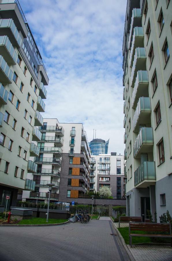 Apartament Centrum Gieldowa Warszawa Eksteriør billede