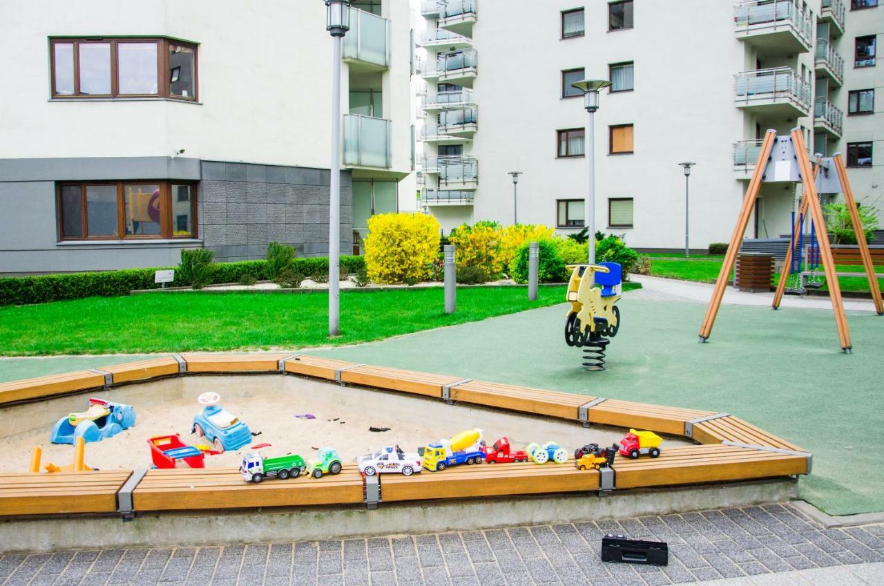 Apartament Centrum Gieldowa Warszawa Eksteriør billede